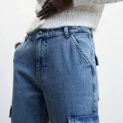 Mango Pocket Cargo Jeans 12 Mango Pocket Cargo Jeans -Mango popular store mango 6844 5238836 3