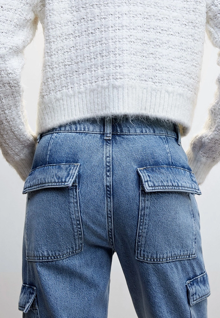 Mango Pocket Cargo Jeans 6 Mango Pocket Cargo Jeans - Image 4