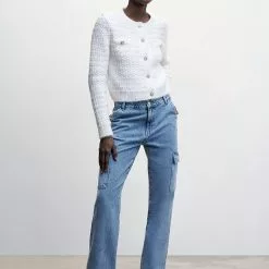 Mango Pocket Cargo Jeans 14 Mango Pocket Cargo Jeans -Mango popular store mango 6845 5238836 5