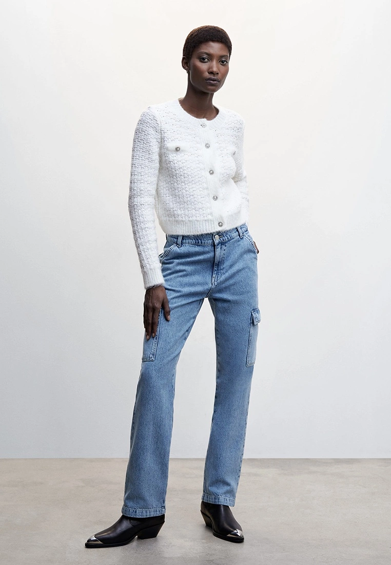 Mango Pocket Cargo Jeans 7 Mango Pocket Cargo Jeans - Image 5