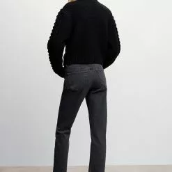 Mango Mid-Rise Straight Jeans -Mango popular store mango 6855 5077836 2