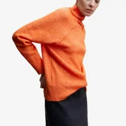 Mango Turtleneck Knit Sweater