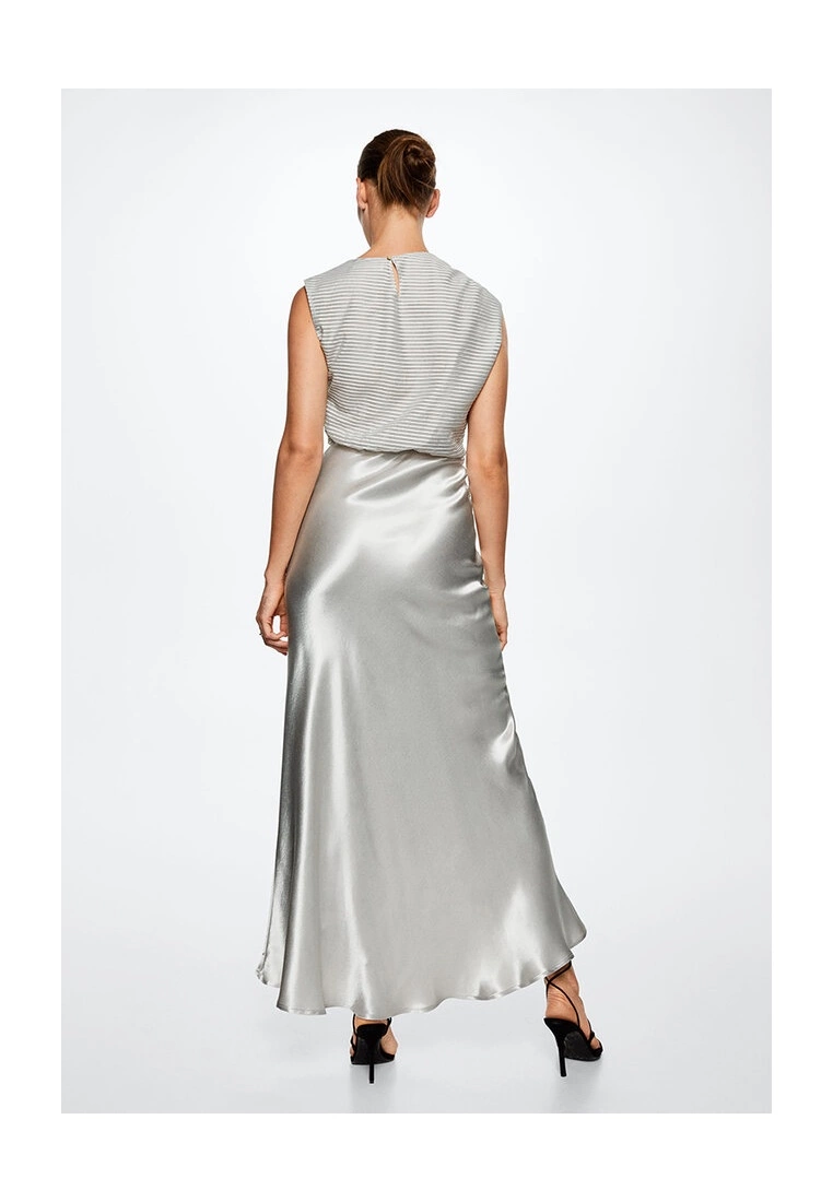 Mango Striped Satin Dress 4 Mango Striped Satin Dress - Image 2