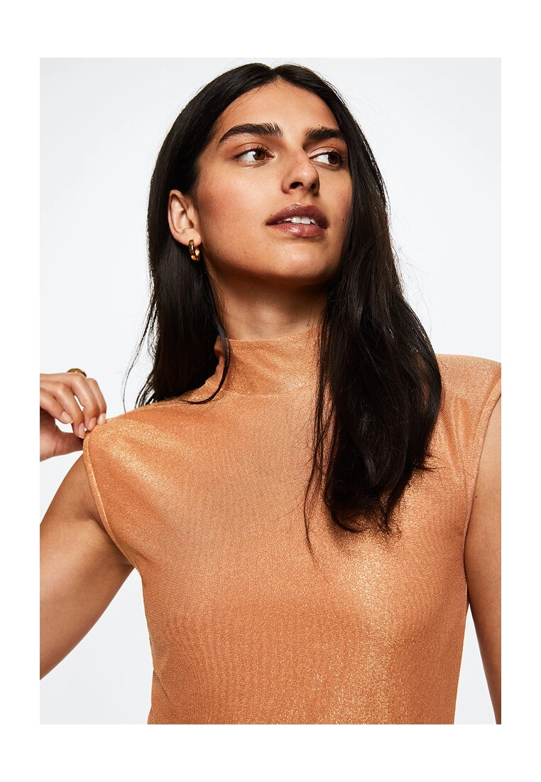 Mango Lurex Pleated Dress 5 Mango Lurex Pleated Dress - Image 3