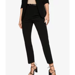 Mango Belt Suit Trousers