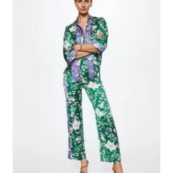 Mango Flower Print Trousers -Mango popular store mango 6904 3468916 4