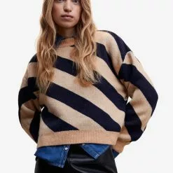 Mango Striped Sweater