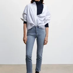 Mango Slim Cropped Jeans -Mango popular store mango 6935 6838836 5