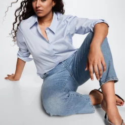 Mango Slim Cropped Jeans -Mango popular store mango 6936 6838836 7