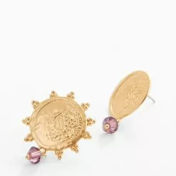 Mango Embossed Pendant Earrings 5 Mango Embossed Pendant Earrings -Mango popular store mango 6945 8638836 2