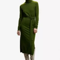 Mango Knitted Turtleneck Dress