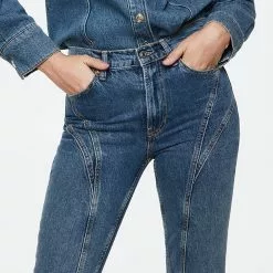 Mango Decorative Seam Jeans 11 Mango Decorative Seam Jeans -Mango popular store mango 6985 4516336 3