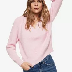 Mango V-Neck Knit Sweater