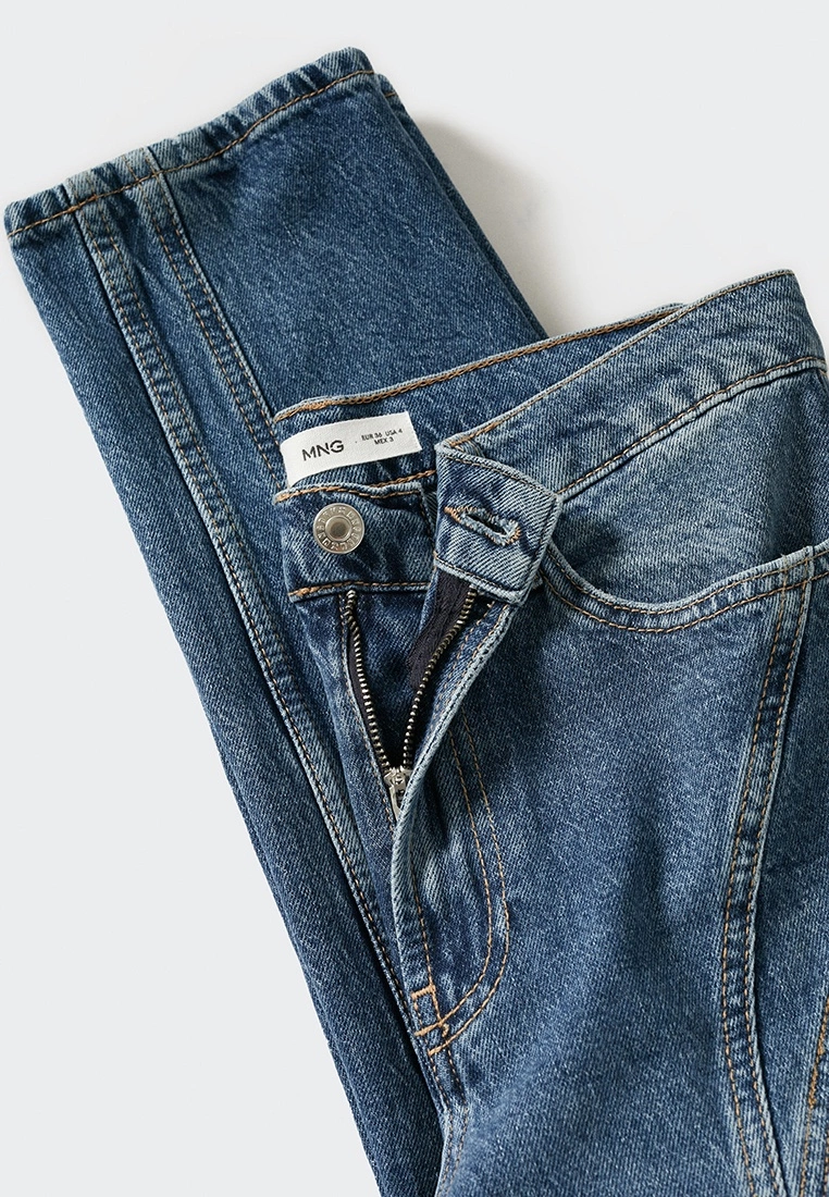 Mango Decorative Seam Jeans 8 Mango Decorative Seam Jeans - Image 6