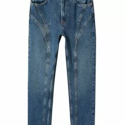 Mango Decorative Seam Jeans 15 Mango Decorative Seam Jeans -Mango popular store mango 6986 4516336 7