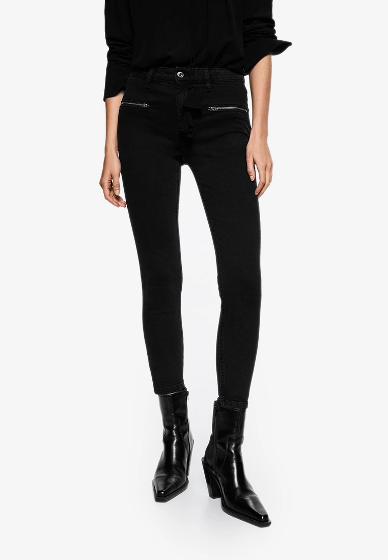 Mango Biker Style Skinny Jeans 3 Mango Biker Style Skinny Jeans