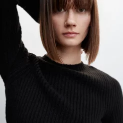 Mango Beaded Ribbed Sweater -Mango popular store mango 6999 1617336 3