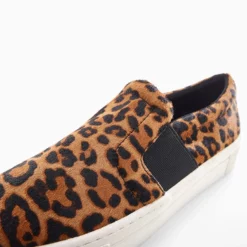 Mango Fur Leather Slip Ons -Mango popular store mango 7002 6738836 4