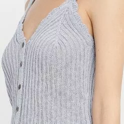 Mango Ribbed Knit Top -Mango popular store mango 7008 9769816 3