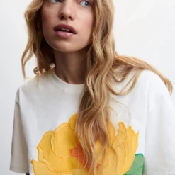Mango Embroidered Printed T-Shirt 10 Mango Embroidered Printed T-Shirt -Mango popular store mango 7014 3377836 3