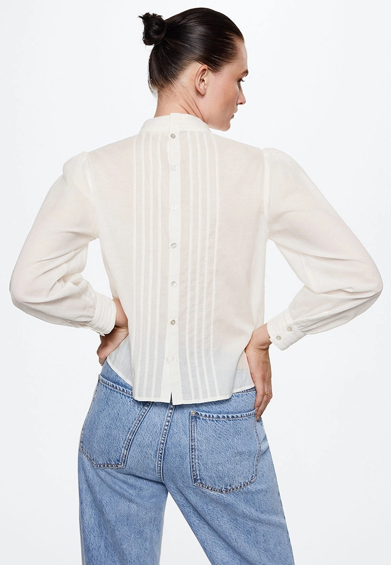 Mango Decorative Embroidery Blouse 5 Mango Decorative Embroidery Blouse - Image 3