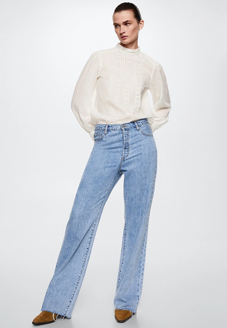 Mango Decorative Embroidery Blouse 7 Mango Decorative Embroidery Blouse - Image 5