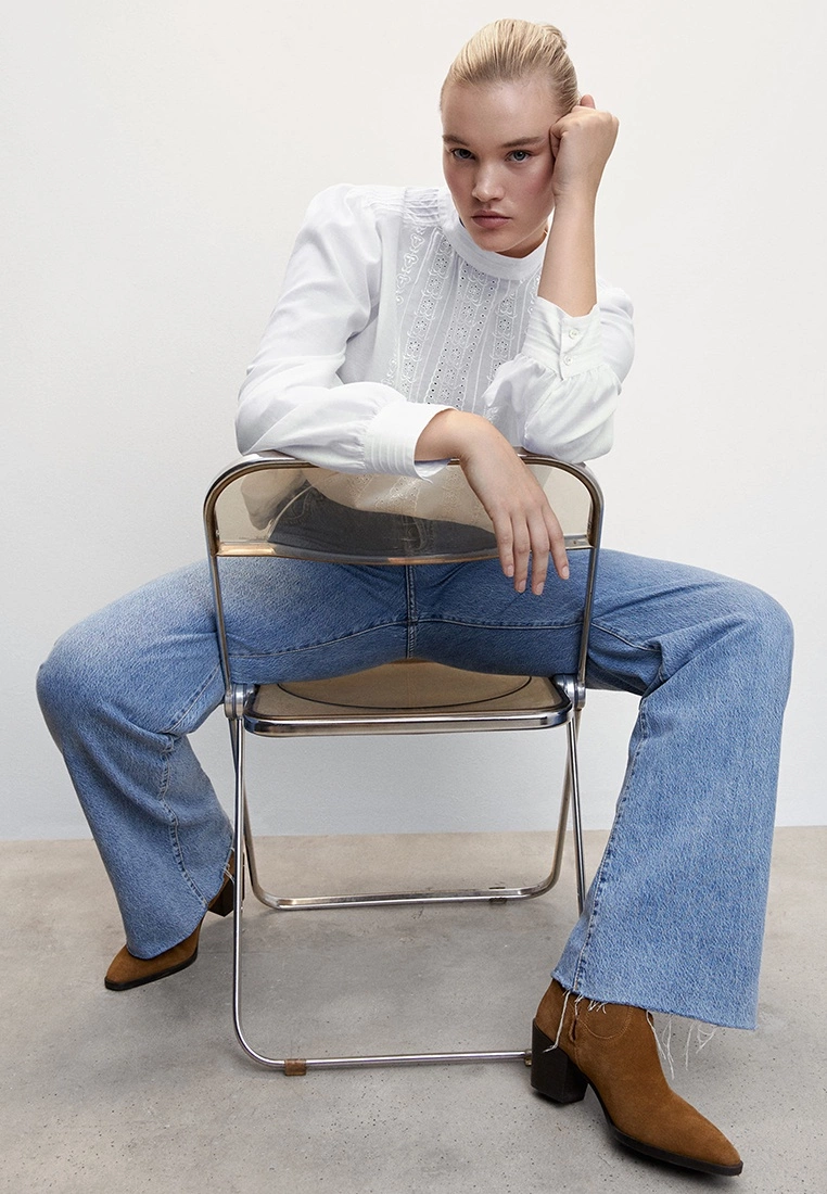 Mango Decorative Embroidery Blouse 9 Mango Decorative Embroidery Blouse - Image 7