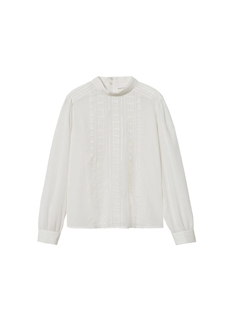 Mango Decorative Embroidery Blouse 10 Mango Decorative Embroidery Blouse - Image 8