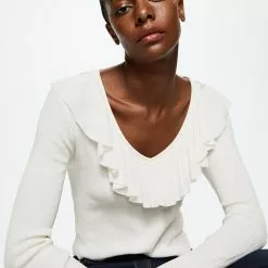 Mango Ruffle Neck Sweater 12 Mango Ruffle Neck Sweater -Mango popular store mango 7029 6736336 4