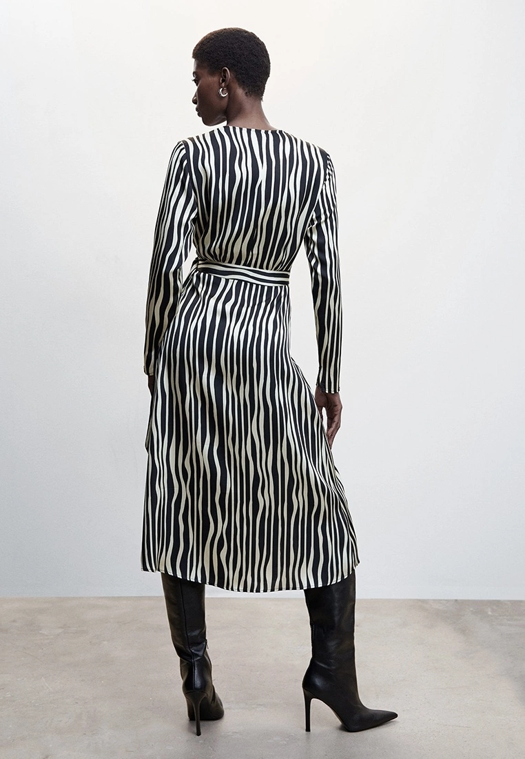 Mango Striped Midi Dress 4 Mango Striped Midi Dress - Image 2