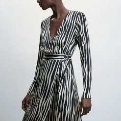 Mango Striped Midi Dress 10 Mango Striped Midi Dress -Mango popular store mango 7031 7181046 3
