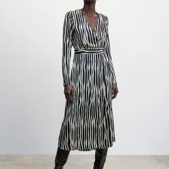 Mango Striped Midi Dress 11 Mango Striped Midi Dress -Mango popular store mango 7031 7181046 4