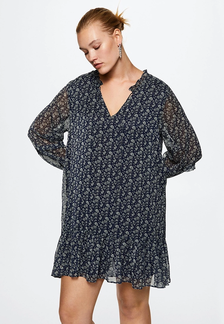 Mango Floral Chiffon Dress 4 Mango Floral Chiffon Dress - Image 2