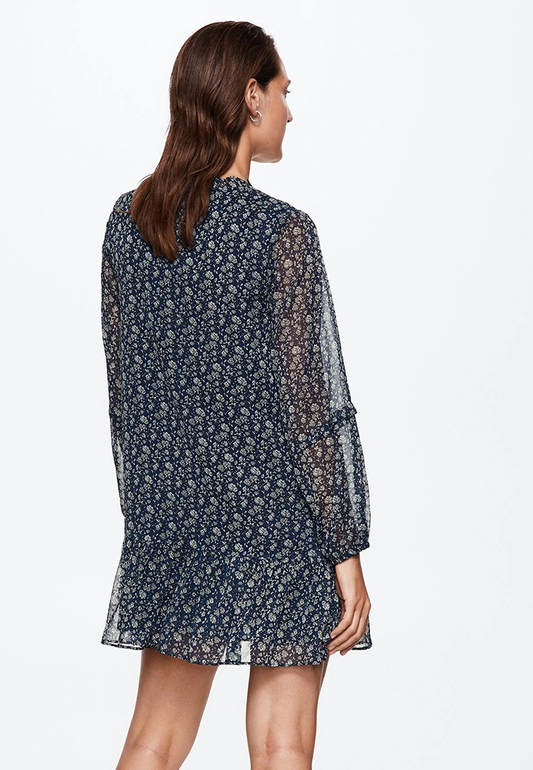 Mango Floral Chiffon Dress 5 Mango Floral Chiffon Dress - Image 3