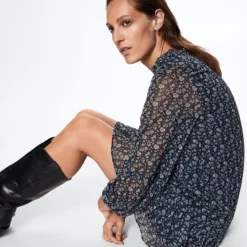 Mango Floral Chiffon Dress 13 Mango Floral Chiffon Dress -Mango popular store mango 7032 5916336 4