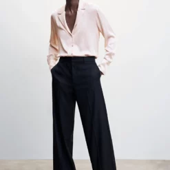 Mango Lapels Flowy Shirt -Mango popular store mango 7033 5881046 4