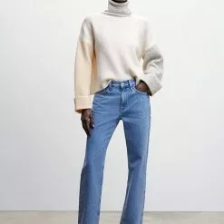 Mango Combined Panel Knit Sweater -Mango popular store mango 7035 7287836 5