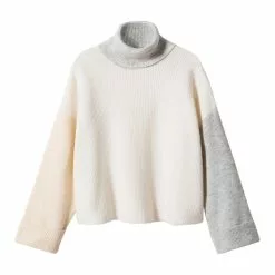 Mango Combined Panel Knit Sweater -Mango popular store mango 7035 7287836 7