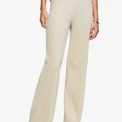 Mango Corduroy Trousers With Elastic Waist