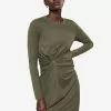 Mango Ribbed Knot Dress -Mango popular store mango 7052 5816336 1