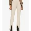 Mango Slit Hem Trousers