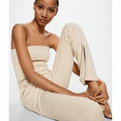 Mango Slit Hem Trousers 12 Mango Slit Hem Trousers -Mango popular store mango 7055 1716626 4