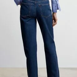 Mango Wide Leg Mid-Rise Jeans -Mango popular store mango 7056 0781046 3