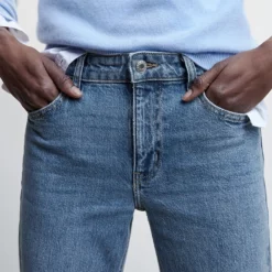 Mango Mid-Rise Straight Jeans -Mango popular store mango 7063 5181046 3