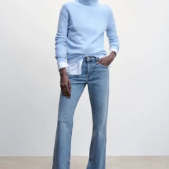 Mango Mid-Rise Straight Jeans -Mango popular store mango 7063 5181046 6