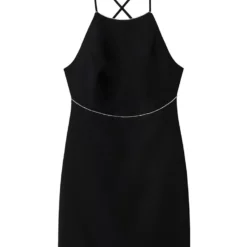 Mango Open Back Rhinestone Dress 13 Mango Open Back Rhinestone Dress -Mango popular store mango 7066 2417336 6