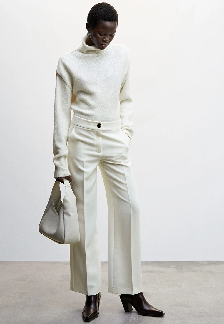 Mango Flowy Palazzo Trousers 7 Mango Flowy Palazzo Trousers - Image 5