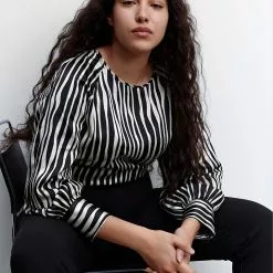 Mango Animal Print Blouse -Mango popular store mango 7087 8981046 6