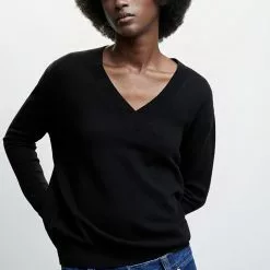 Mango V-Neck Wool Sweater -Mango popular store mango 7090 2681046 4