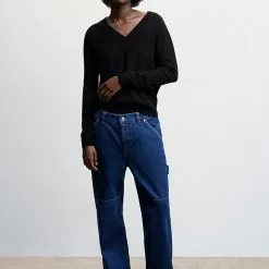 Mango V-Neck Wool Sweater -Mango popular store mango 7090 2681046 5